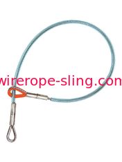 5K Wire Rope Sling Choker 6 Ft  PVC Coated Wire Rope With Thimble Eyes