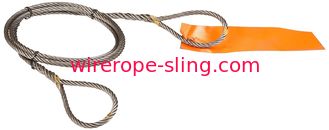 Concealed Steel Wire Rope , Sling Steel Wire Rope Hand Taper 6 X 37 Fiber Core