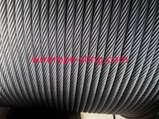 6xV30 IWRC Triangular Strand Steel Wire Rope for Vertical Shaft Lifting