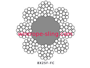 Corrosion Resistance Steel Wire Rope Safety 1770N / mm2 Tensile Strength
