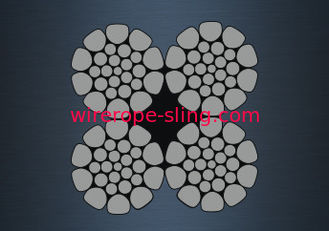 SCF Galvanized Steel Rope Wire , Non Rotating Steel Wire Rope 1960 MPA
