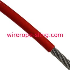 Nylon Coated Stainless Steel Wire Rope Lightweight  Flexible Abrasion Resistance