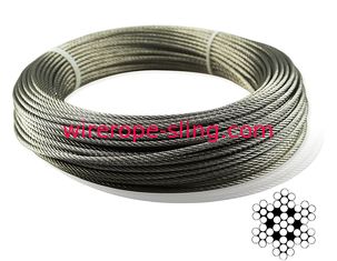 Aircraft Stainless Steel Wire Rope Cable For Railing / Decking / DIY Balustrade