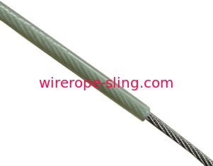 302 304 Stainless Steel Cable Wire Rope Natural Nylon Coated For Engineering Purpose