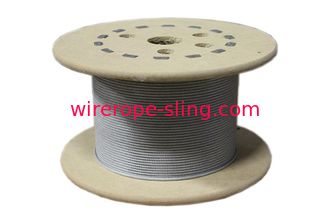Vinyl Coated Stainless Steel Wire , Stainless Steel Cable Rope UV Resistant