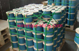 Trailer Safety Coated Steel Wire Rope Long Service Life Strong Breaking Force