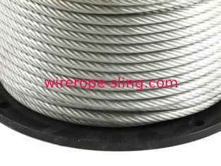 Flexible Stranded Core Cable , Nylon Coated Stainless Steel Wire Fatigue - Resistant