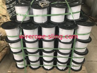 Zinc Plated Nylon Coated Wire Rope AISI Standard Steel For Mining Cableway