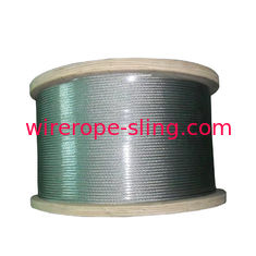 Galvanized PVC Coated Steel Wire Rope Durable For Architectural Decoration