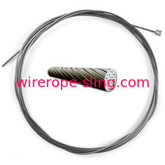Smooth Surface Bike Gear Cable , Stainless Steel Wire Cable 1960MPA Tensile Strength
