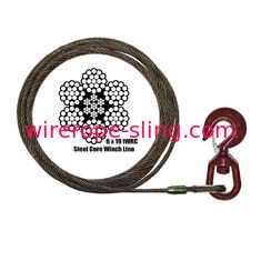 Spring Loaded Latch Rope , Wire Rope Winch Swivel Hook Multiple Sizes For Tow Truck