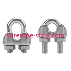 Light Duty Wire Rope Cable Clamps M5 Stainless Steel Corrosion Resistance