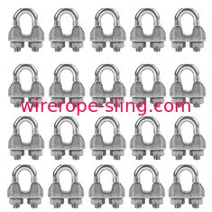 Light Duty Wire Rope Cable Clamps M5 Stainless Steel Corrosion Resistance