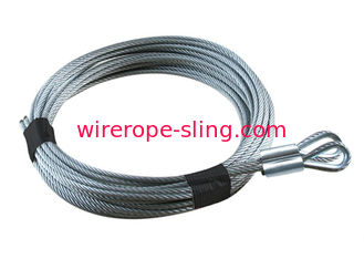 Industrial Door Wire Rope Assemblies Zinc Plated Wire Rope Sling