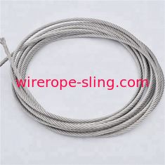 Highly Flexible Strand Stainless Steel Wire Rope Marine Grade 7 X 19