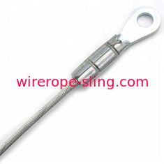304 Stainless Steel Cable Lifting Slings , Cableway Wire Rope Choker Sling