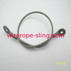 4.8mm Steel Wire Rope Sling Cable Assemblies With Clip / Eye Hook Thimble