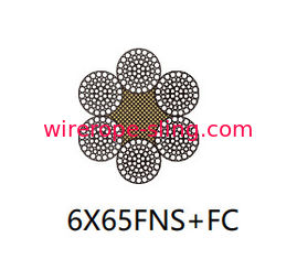 High Flexibility Stainless Wire Rope 6 X 65 Fns With 60mm To 120mm Diameter