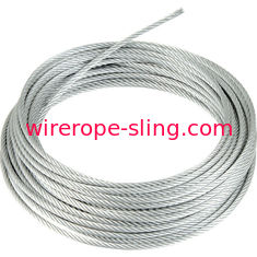 Flexible 304 4mm Stainless Steel Wire Rope 6x19S IWRC Bright Surface For Engineering