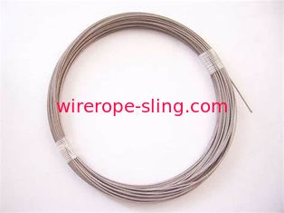 Durable 304 Galvanised Steel Rope 7x7 For Stainless Cable Balustrading