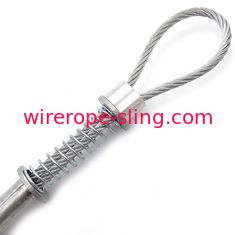 1/4" X 38" Safety Steel Cable Sling Hose To Hose Whip Check For Hose Safety