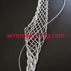Hot Galvanised Wire Rope Single Side Dragging Wrap Cable Grip For Cable Pulling