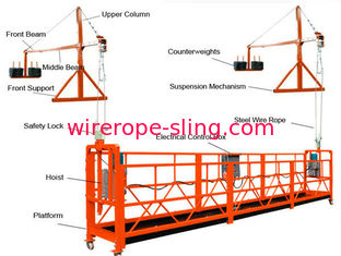 High tensile strength 4×31SW+FC Steel Wire Rope for Suspended Platform