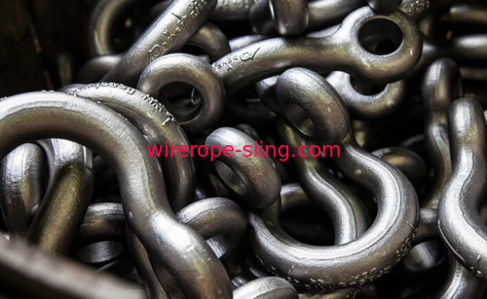 Heat - Treated Stainless Steel Shackles G2130 Bolt Type Forged Carbon Steel