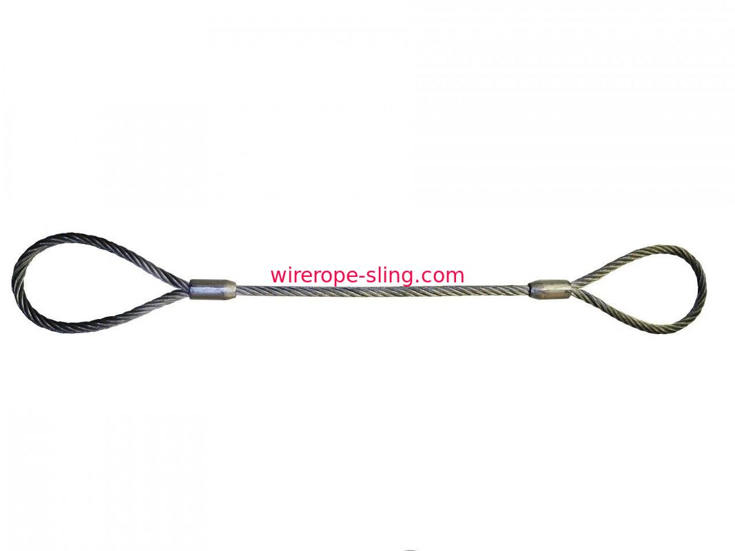 Flemish eye Wire Rope Sling Wear Resistance Light Weight Corrosion Resistance