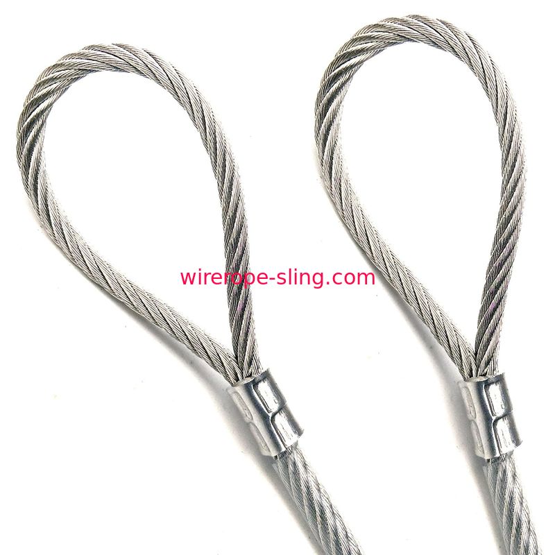 Galvanized Pvc Coated Steel Wire Rope Custom Cut Clear Safe Reliable Anti Seismic