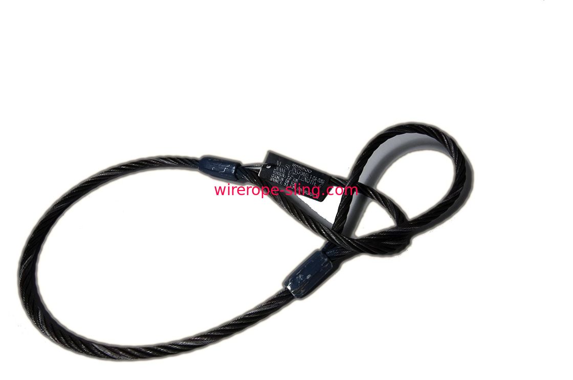 4 Ft Length Wire Rope Sling Choker Impact Toughness Standard Eye & Eye