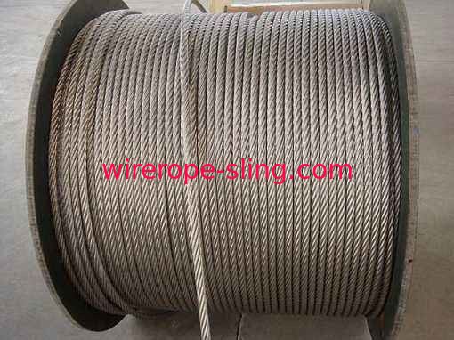 316 L Stainless Steel Security Cable , Stainless Steel Wire High Performance