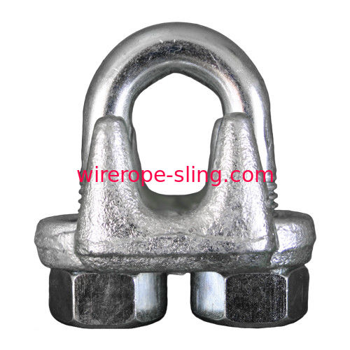 Drop Forged Steel Cable Clamps , Wire Rope Clips 3/8" SGS OEM Service