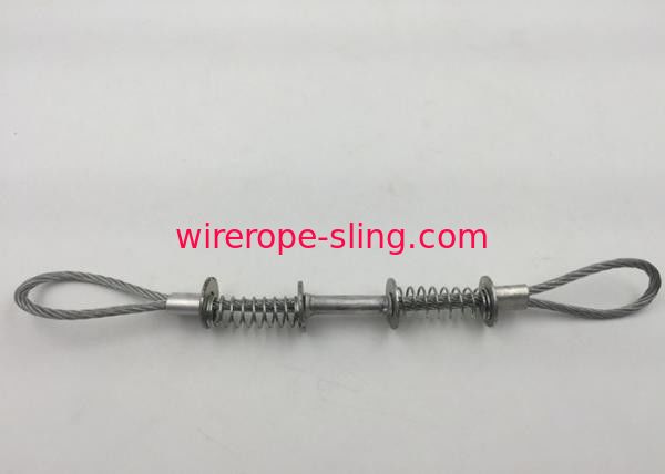 3.2mm Safety Wire Rope And Sling , Galvanized Steel Wire Sling With Loop Length