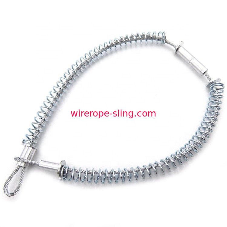 Non - Alloy Wire Rope Sling Whipcheck Safety Cable Hose To Tool For Pipes Use