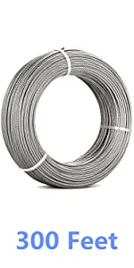 stainless steel cable 300 Feet