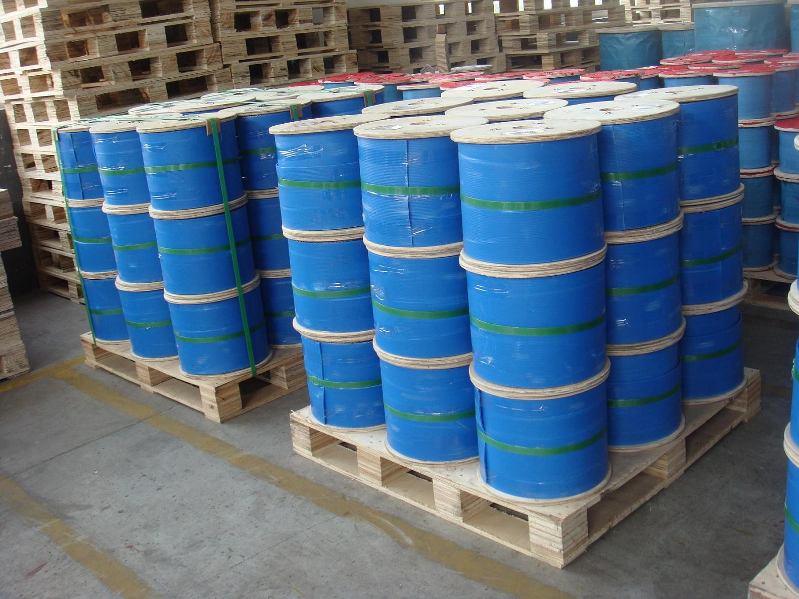 PVC PU Nylon coated wire rope for Flexible Steel Wire rope Durable quality with wholesale price