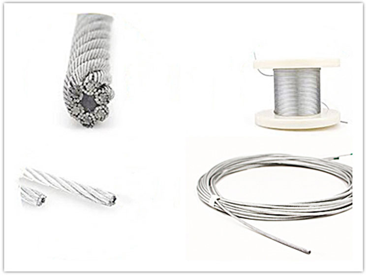 7*7 High tension 1mm 1.8mm galvanized braided steel cable