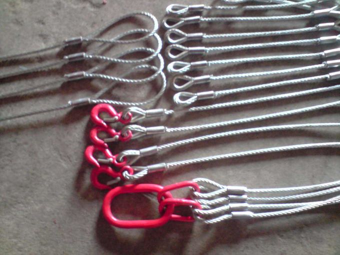 Nub & Nub Skidder Choker Cables , Wire Rope Logging Chokers Non Alloy