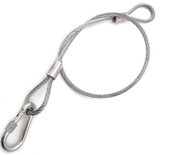 304 Stainless Steel Cable Lifting Slings , Cableway Wire Rope Choker Sling