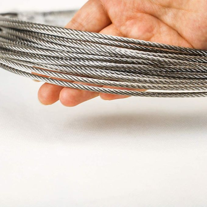 Wire Rope Hand Rail DIY Balustrade Handrail 7x7 150ft 2.5 Mm Wire Rope
