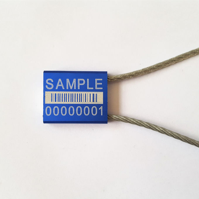 Colorful Galvanized Steel Wire Rope Container Security Cable Seal Lock