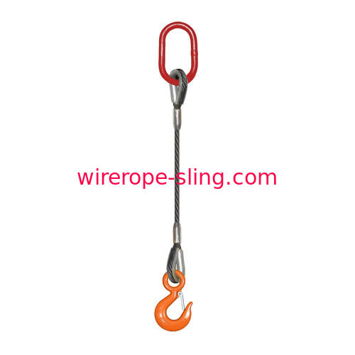 Three Leg Wire Cable Sling Eye Hooks With Safety Latches 1-3/4
