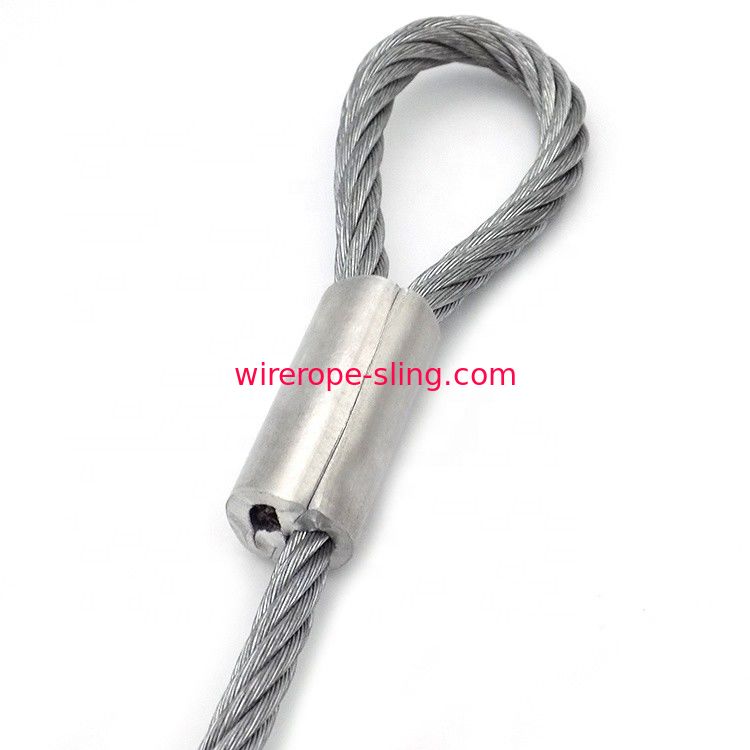 Whipcheck Safety Cable Wire Rope Lifting Sling Hose To Tool 1/8