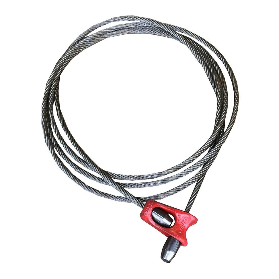 5/8 x 5' Single Leg Wire Rope Sling with Sliding Choker Hook (I