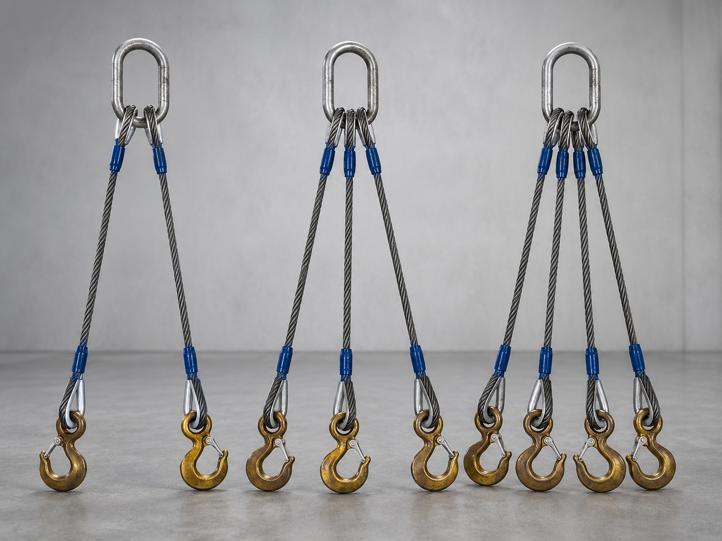 Custom Bridle Wire Rope Sling Leg Options Custom Bridle Wire Rope Sling Leg Options
