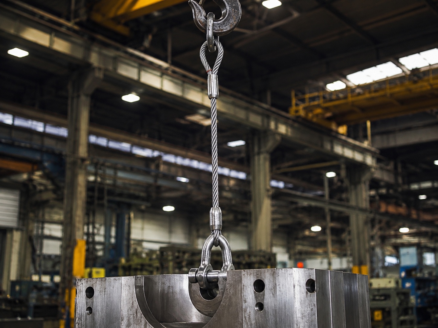 Heavy Duty Wire Rope Lifting Sling Application Heavy Duty Wire Rope Lifting Sling Application
