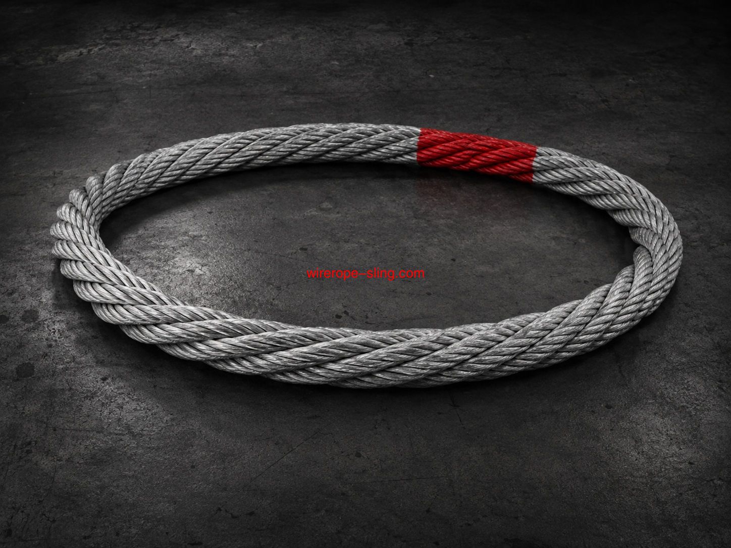 LKS 40mm Grommet Wire Rope Sling 27T WLL MBL ≥137T 6x36 IWRC 1960 Grade Galvanized Endless Sling