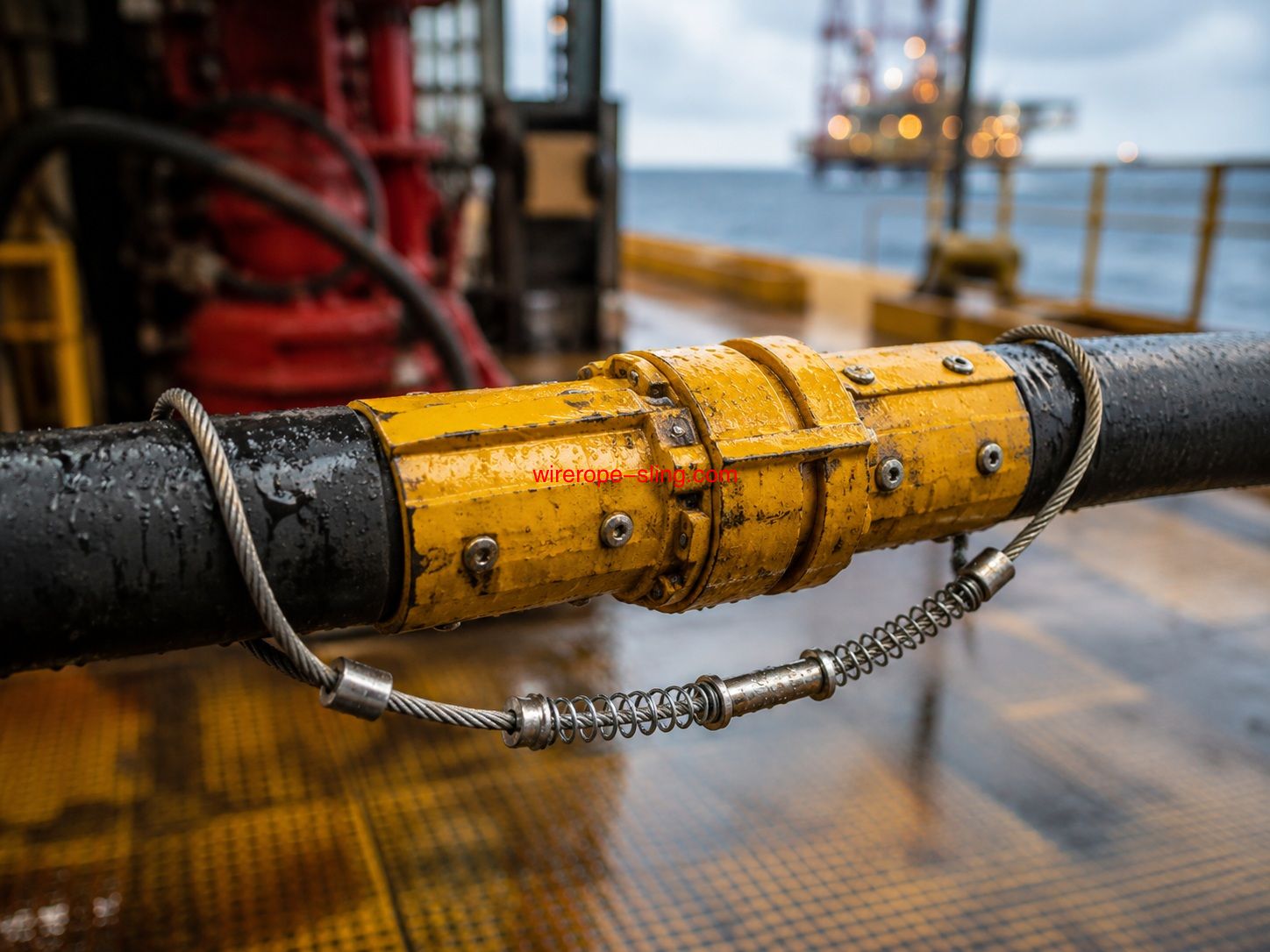 Custom Oilfield Hose Safety Cable for High Pressure Hose Restraint and Hose Whip Protection