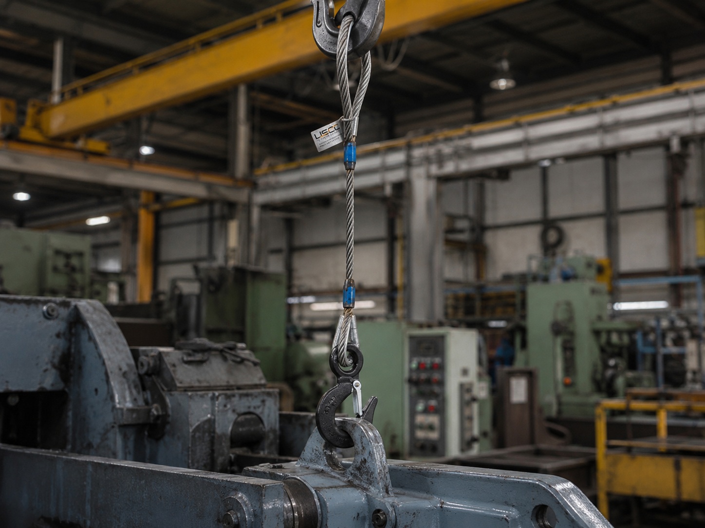 Wire Rope Sling with Hook for Machinery Lifting